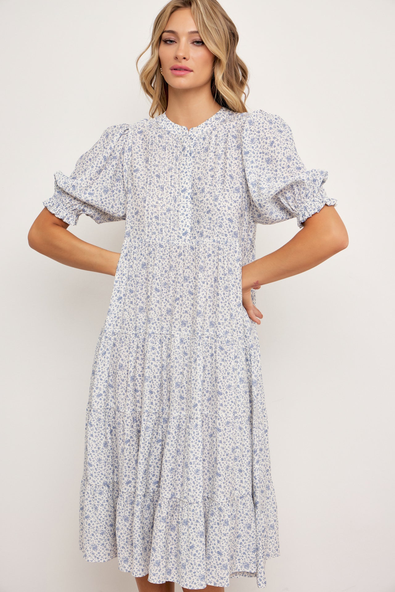 Sarah Tiered Midi Dress