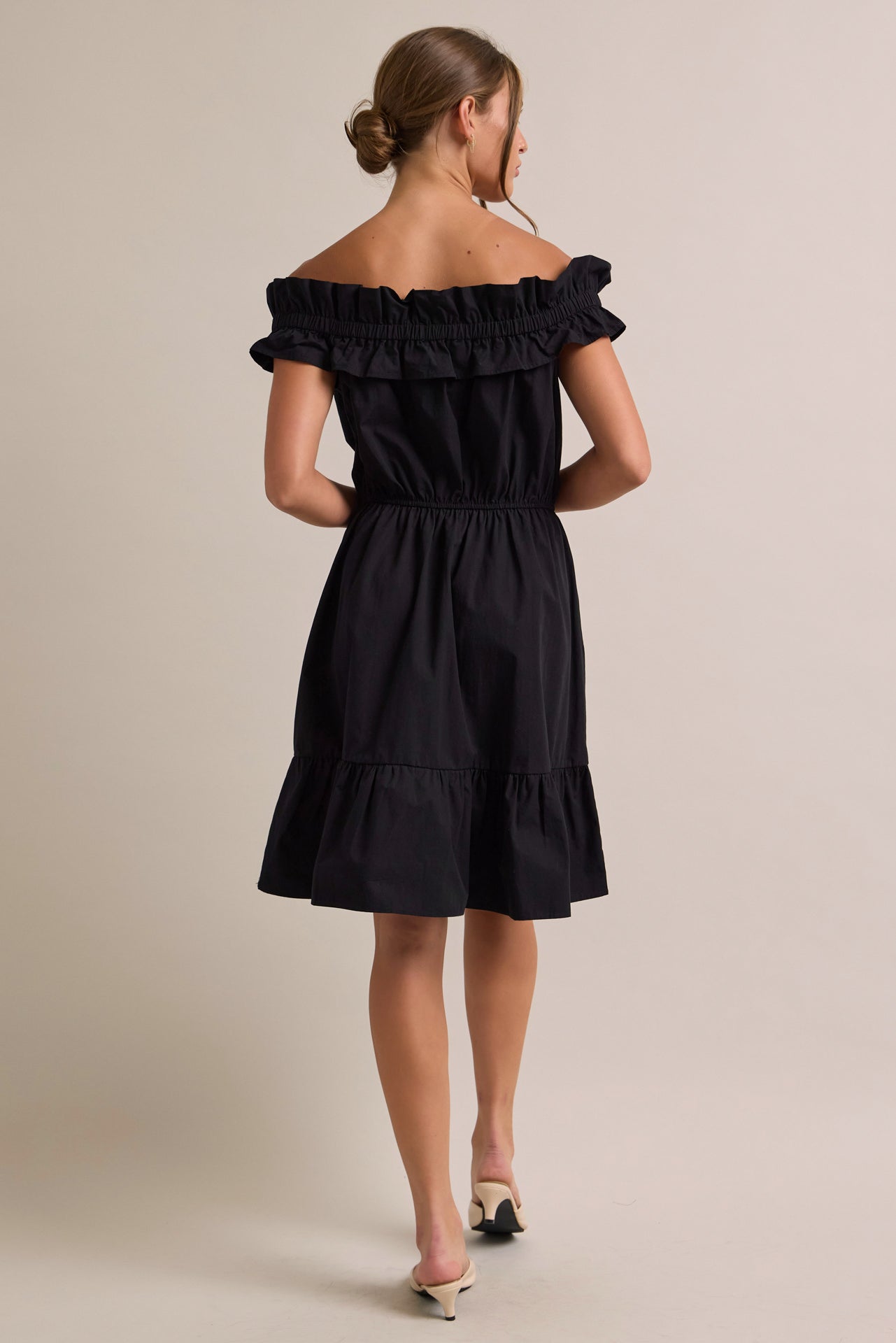 The Bowtiful Off Shoulder Dress