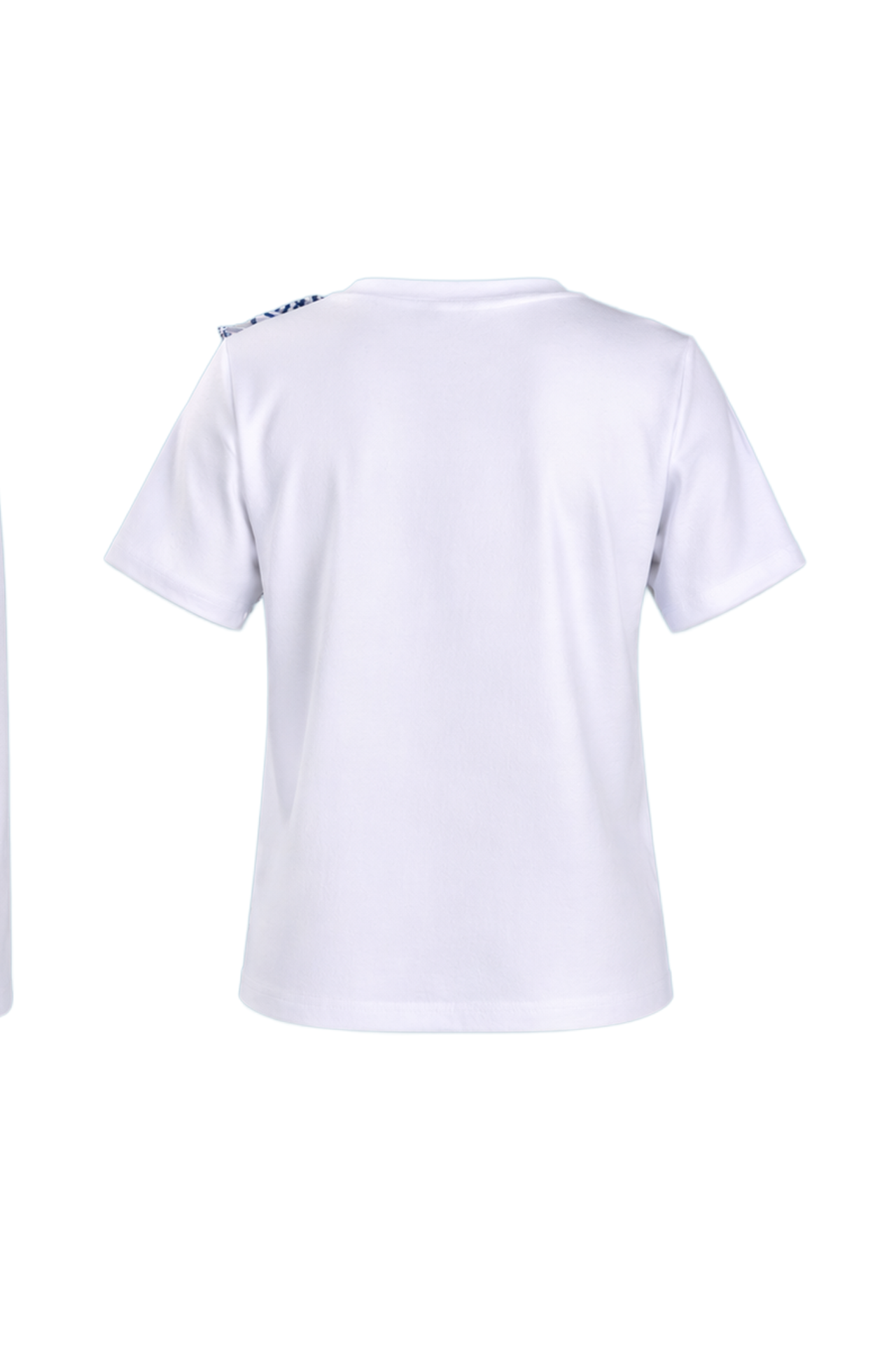 Echo Ruffle Knit Short Sleeve Top