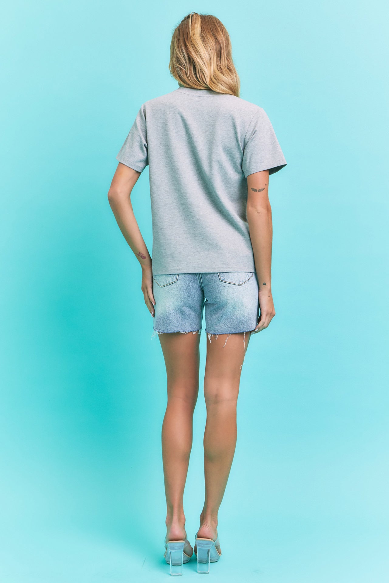 Yvie Knit T-shirt With Embellished Chest Pocket