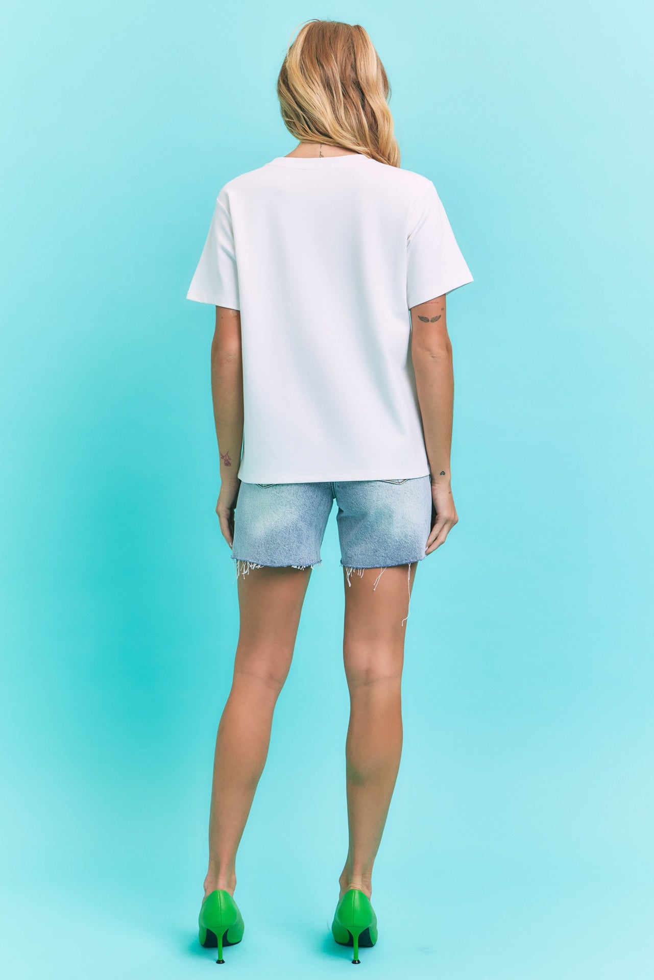 Yvie Knit T-shirt With Embellished Chest Pocket
