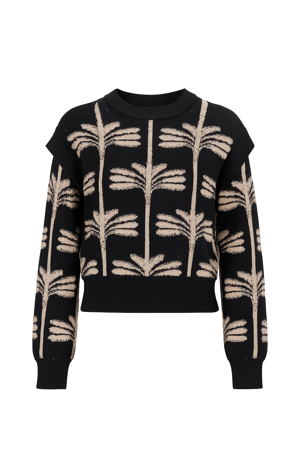 In Your Palms Knit Balloon Sleeve Top