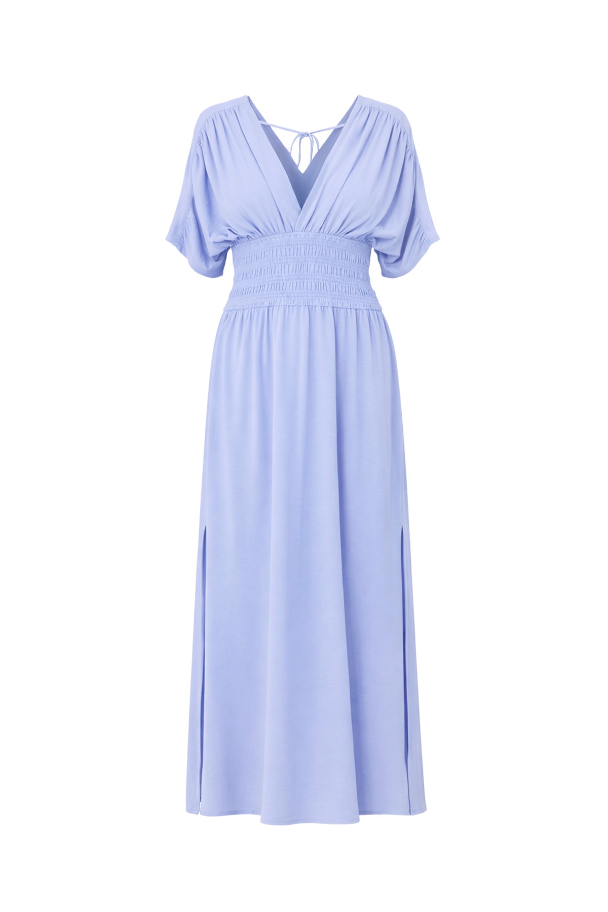 Opaline Wide Smocked Waist Maxi Dress