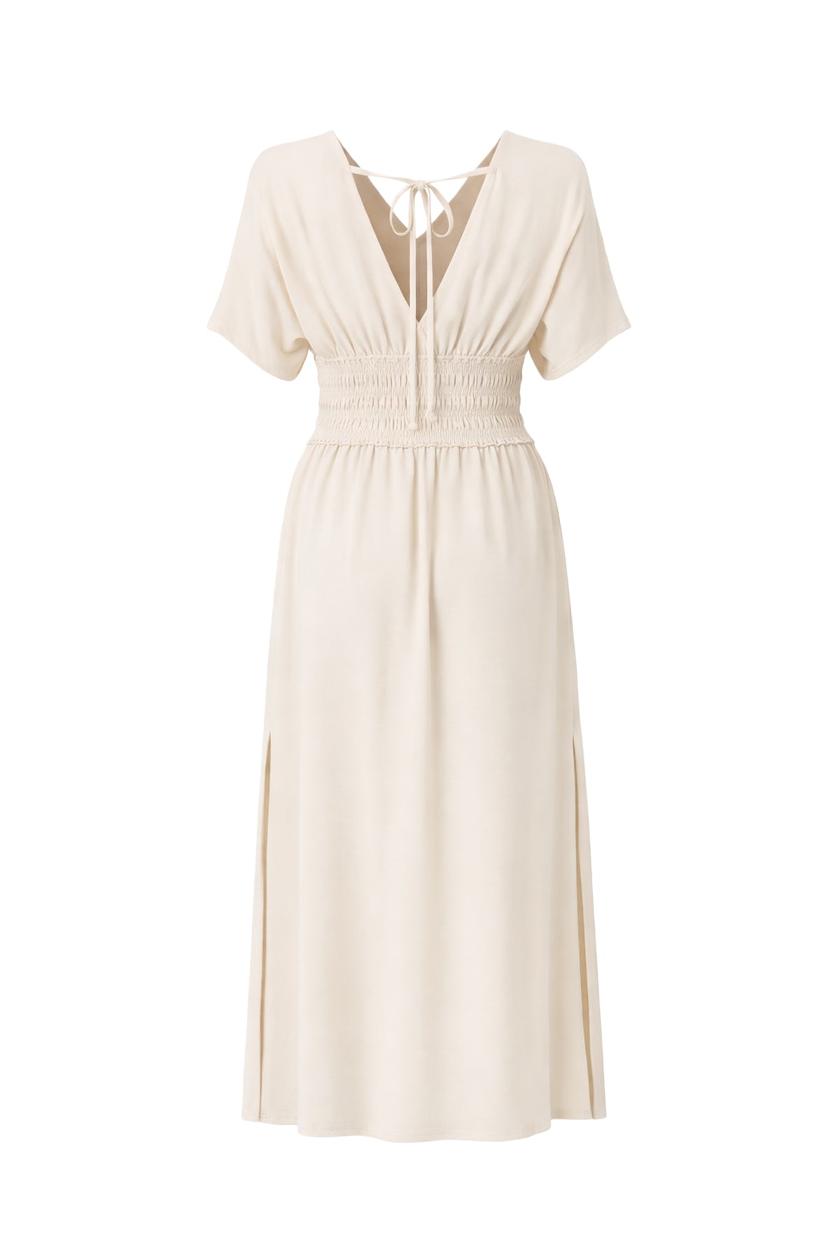 Opaline Wide Smocked Waist Maxi Dress