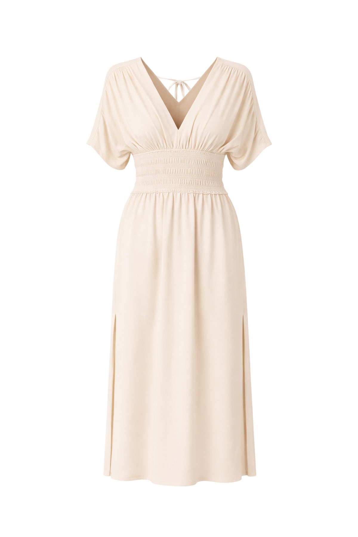 Opaline Wide Smocked Waist Maxi Dress