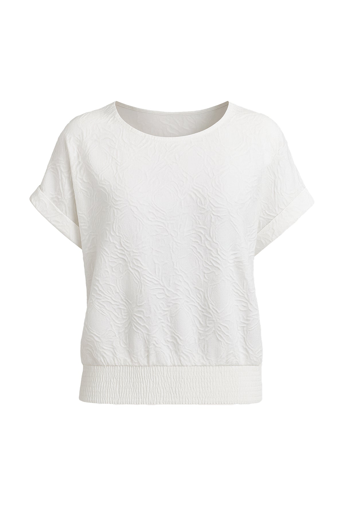 Oversized Dolman Rose Printed Sleeve Tie Back Top