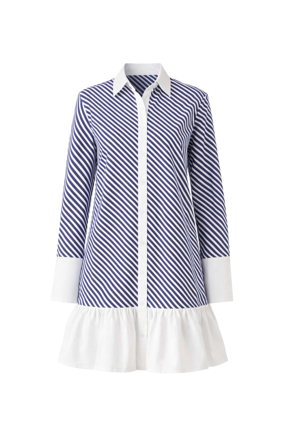 Button Down Long Sleeve Dress