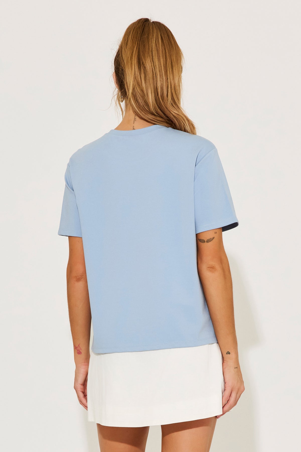 Bright Bloom Big Flower Short Sleeve Top