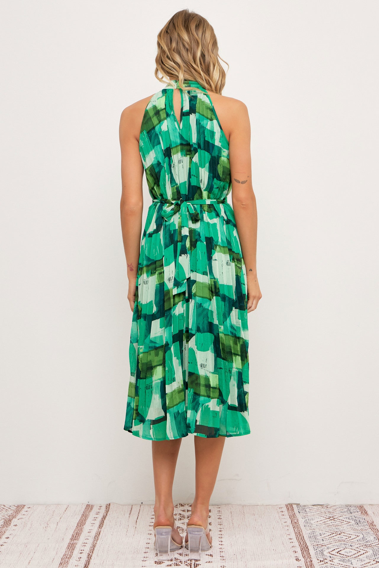 Kate Pleated Midi Dress