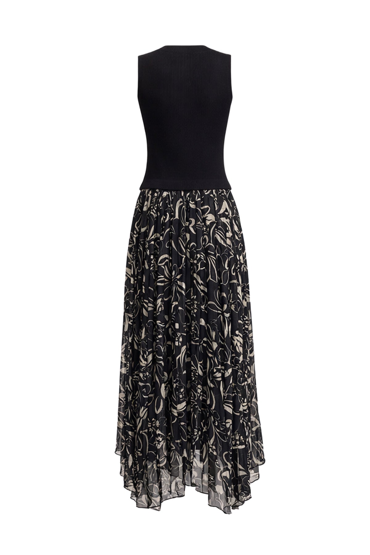 Fiorella Print Sleeveless Dress