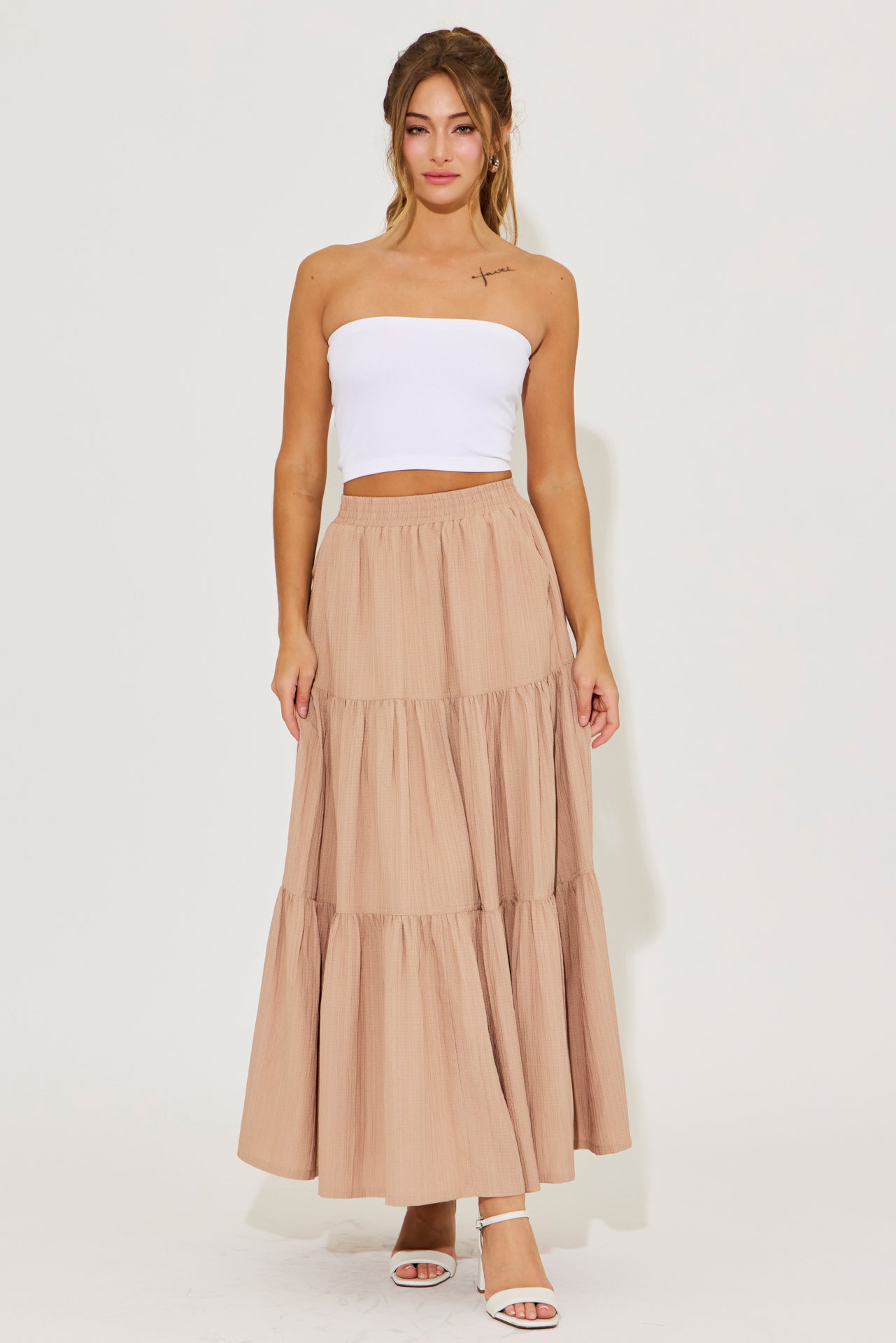 Amber Tiered Maxi Skirt