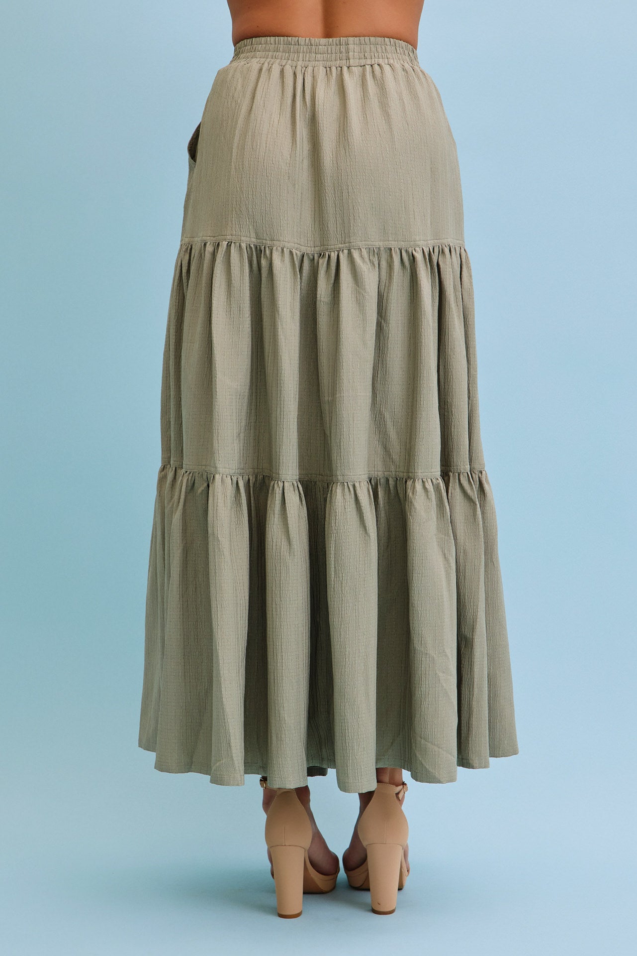 Amber Tiered Maxi Skirt