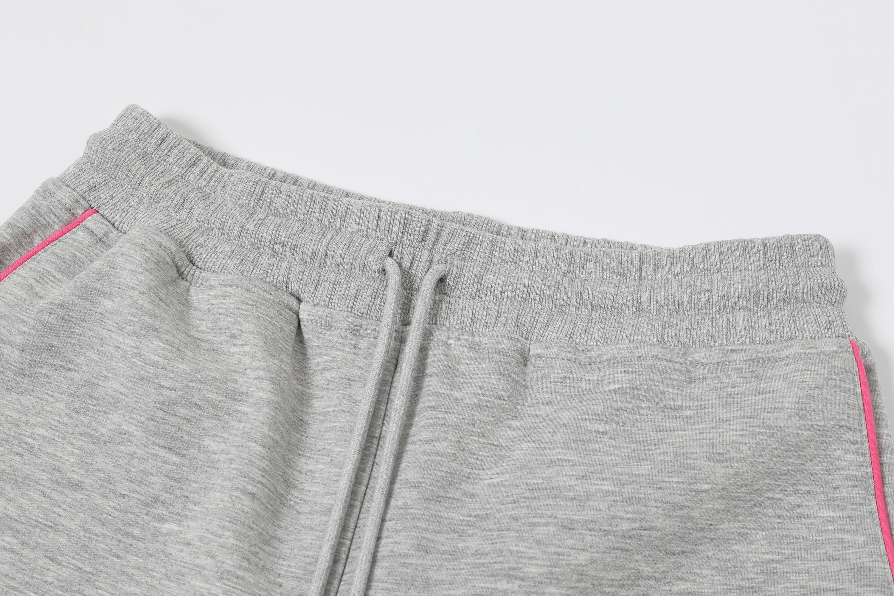 The Valen Knit Wide Leg Pants With Contrast