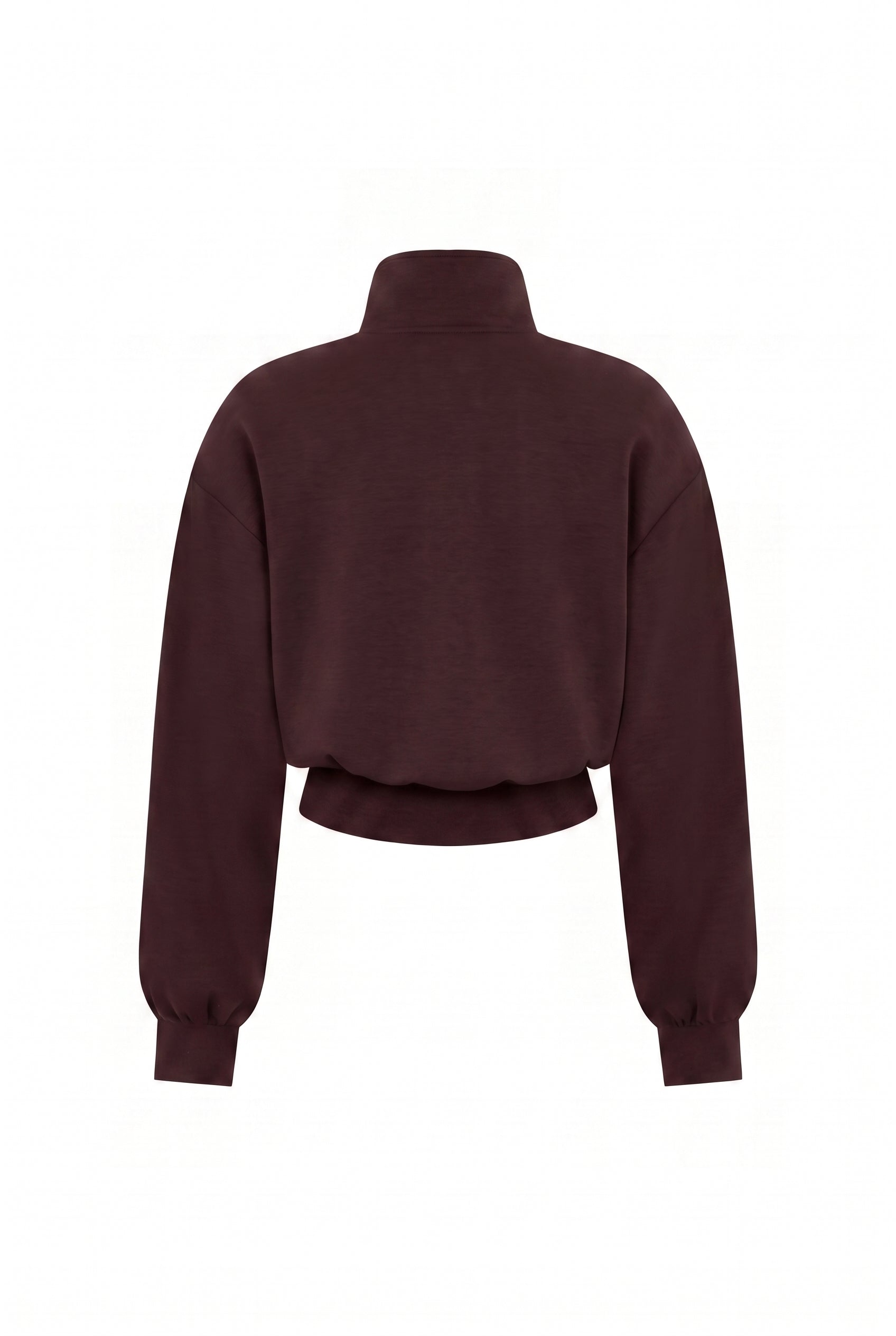 Grommet Detail Sweat Jacket