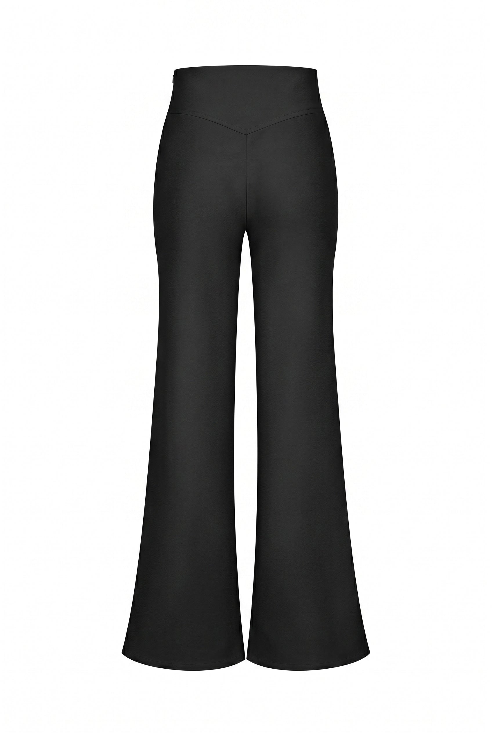 Wide Waistband Knit Palazzo