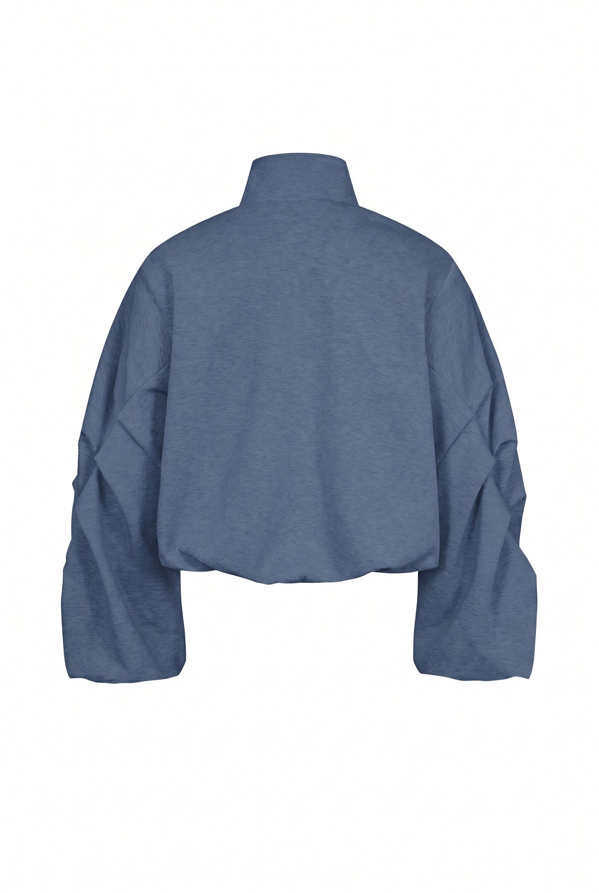 Pleated Sleeves Knit Jacket
