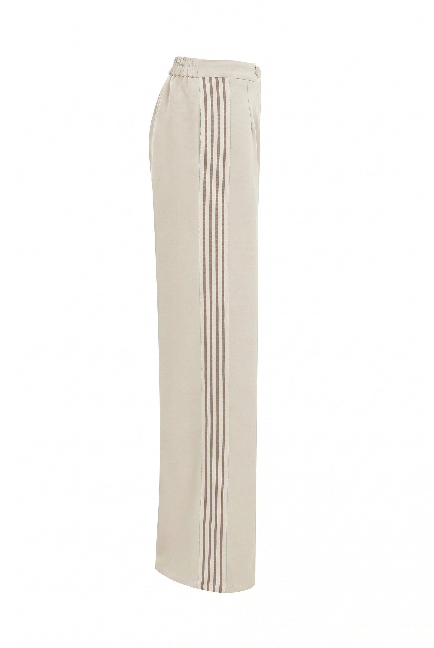 Woven Knit Mix Wide Pants