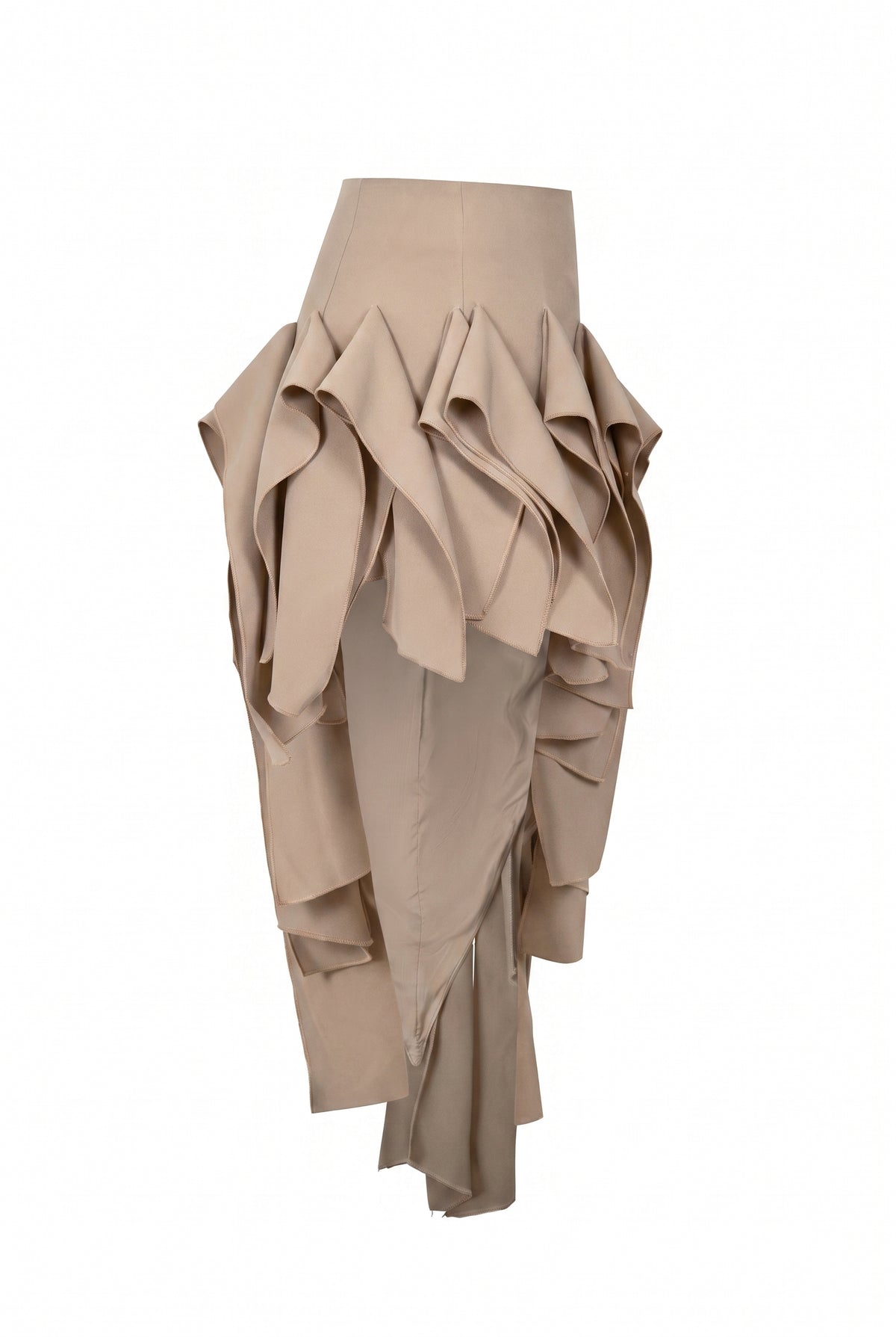 Asymmetric Twill Skirt
