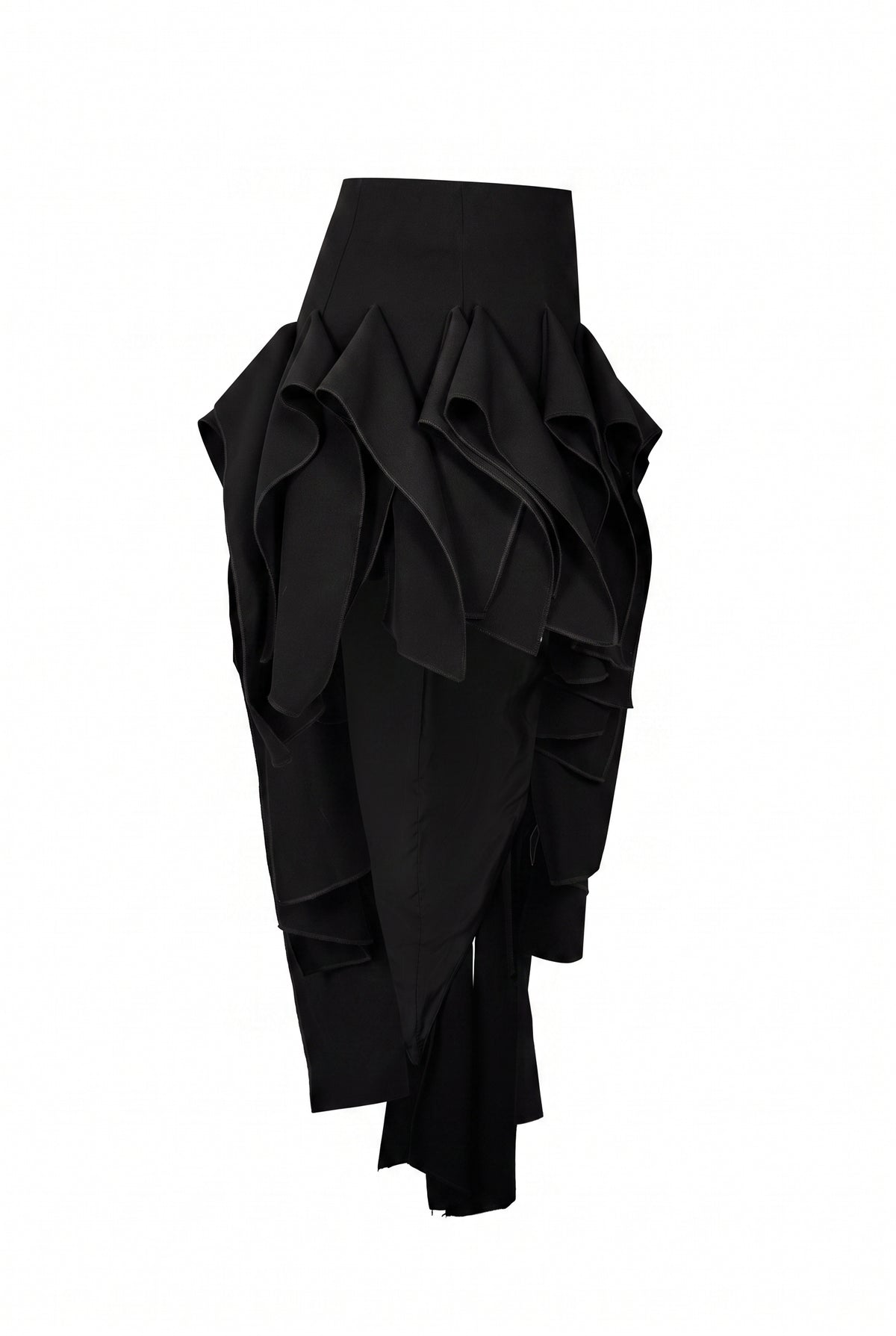 Asymmetric Twill Skirt