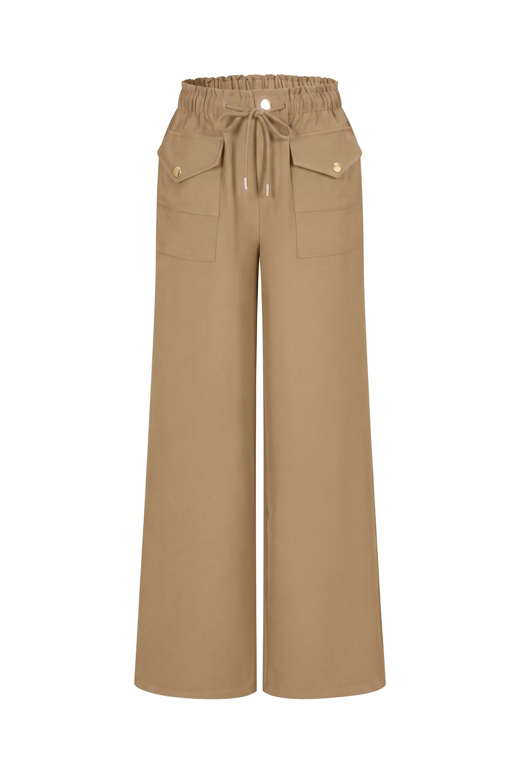 Utilitarian Twill Wide Pants