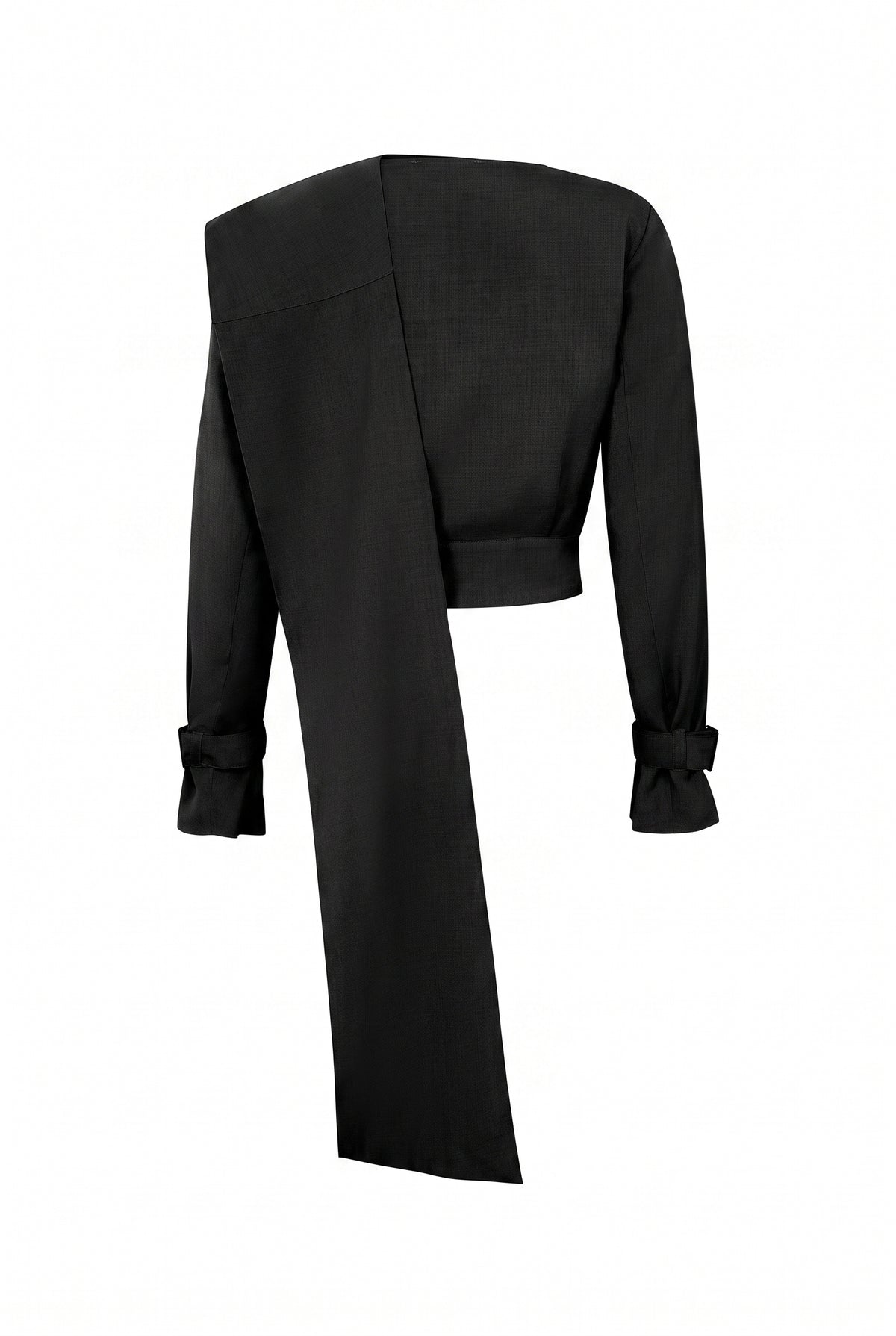 Joelle Woven Around The Neck Long Sleeve Top