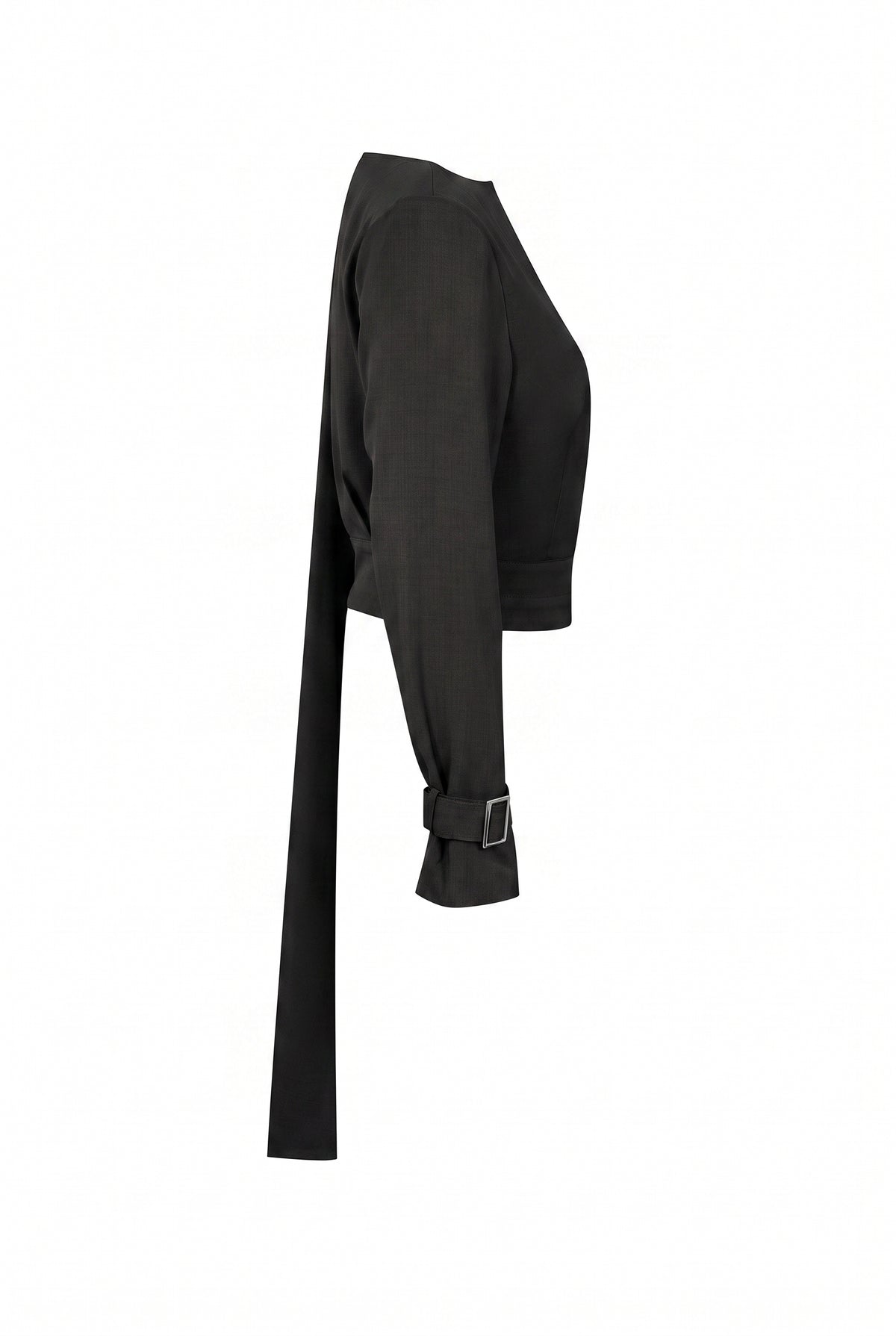 Joelle Woven Around The Neck Long Sleeve Top