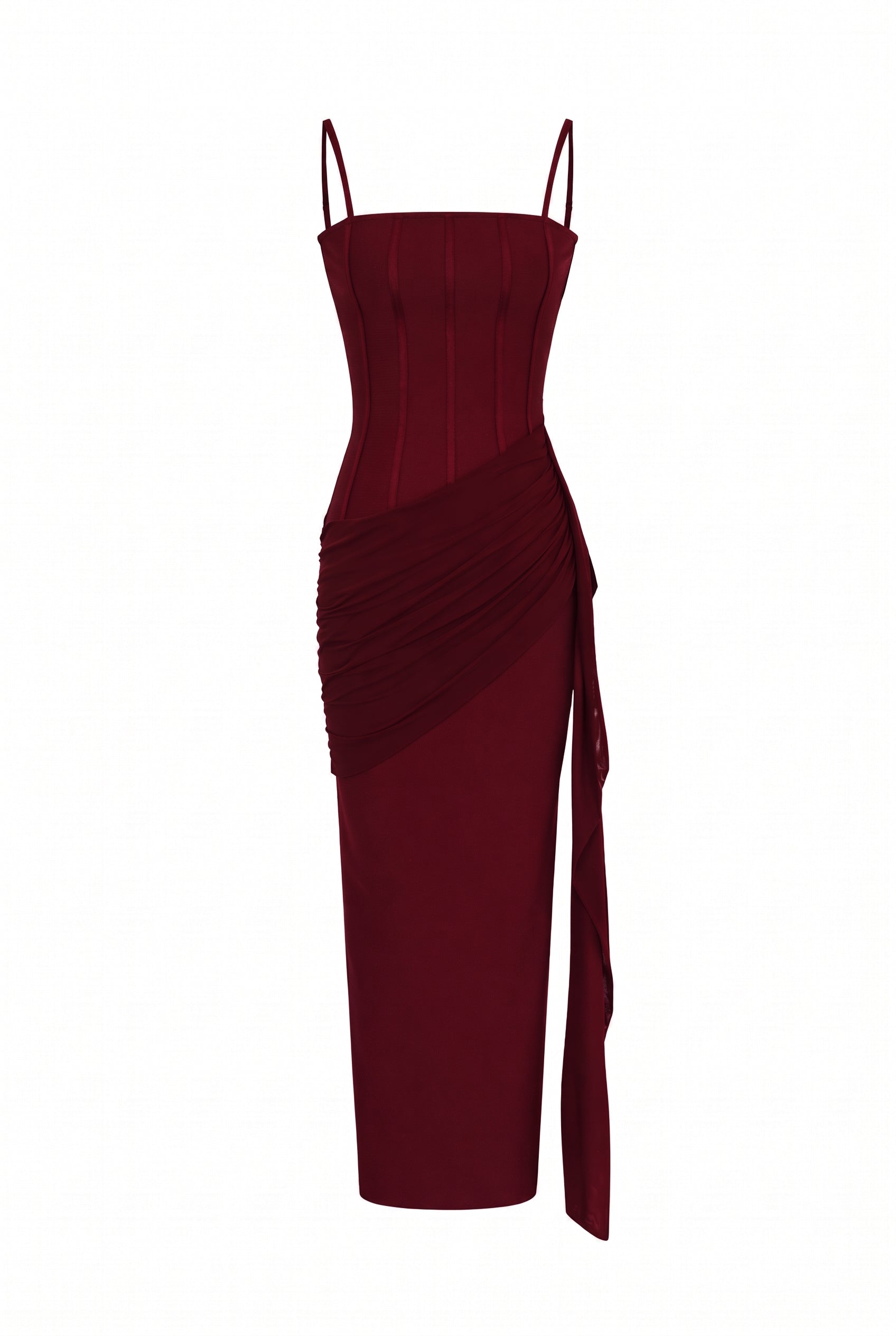 Bandage Sleeveless Maxi Dress