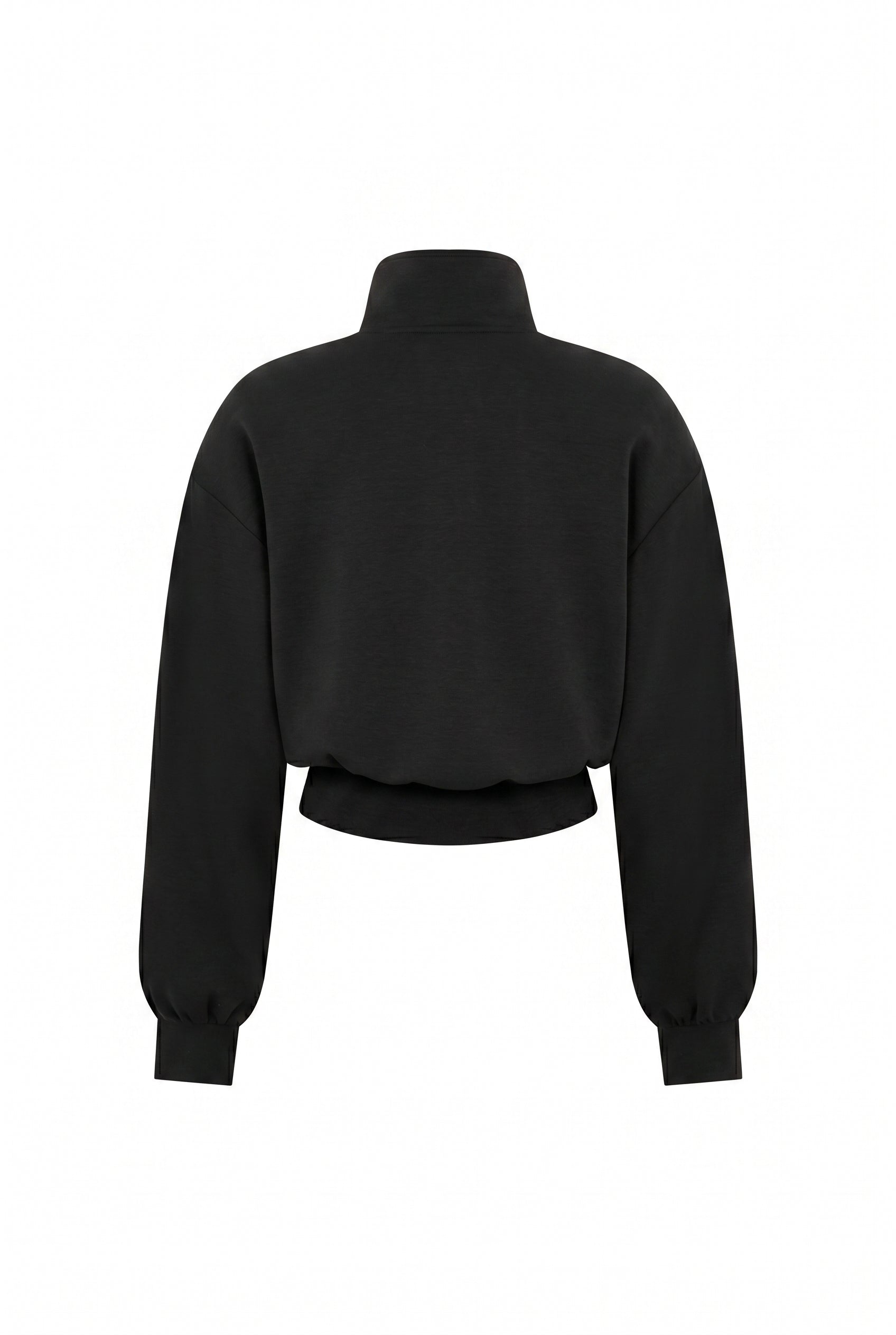 Grommet Detail Sweat Jacket