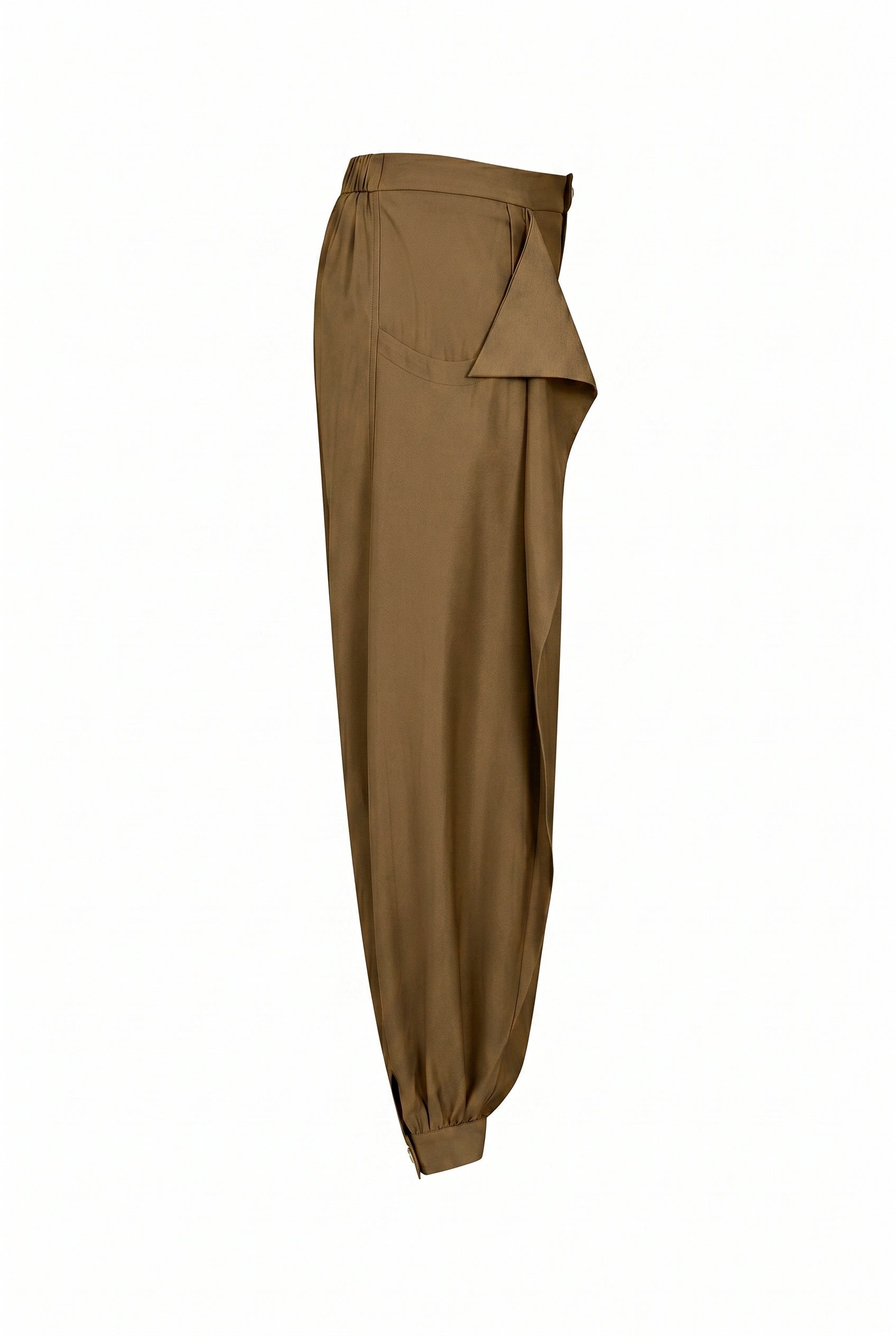 Folded Layer Balloon Pants