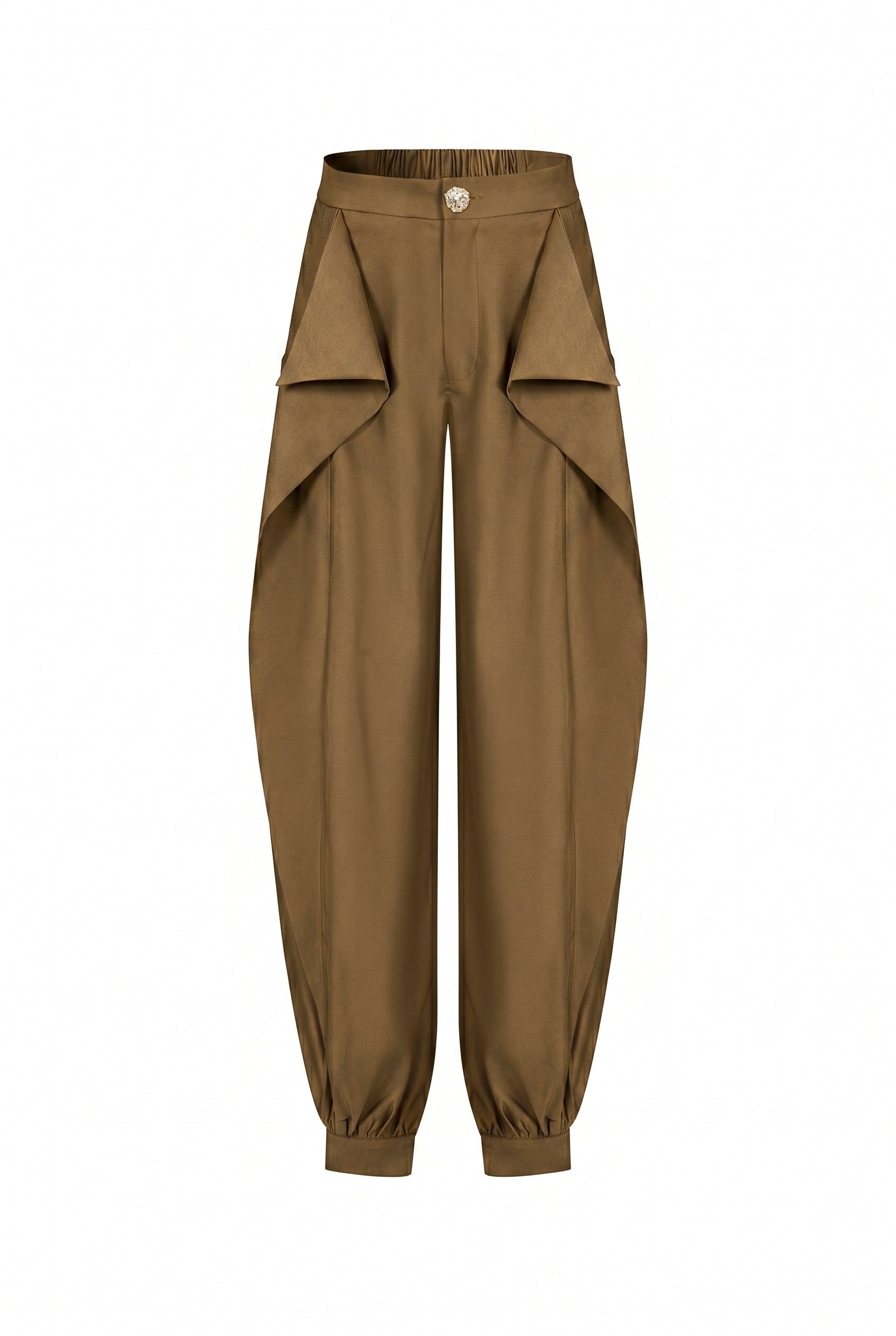 Folded Layer Balloon Pants