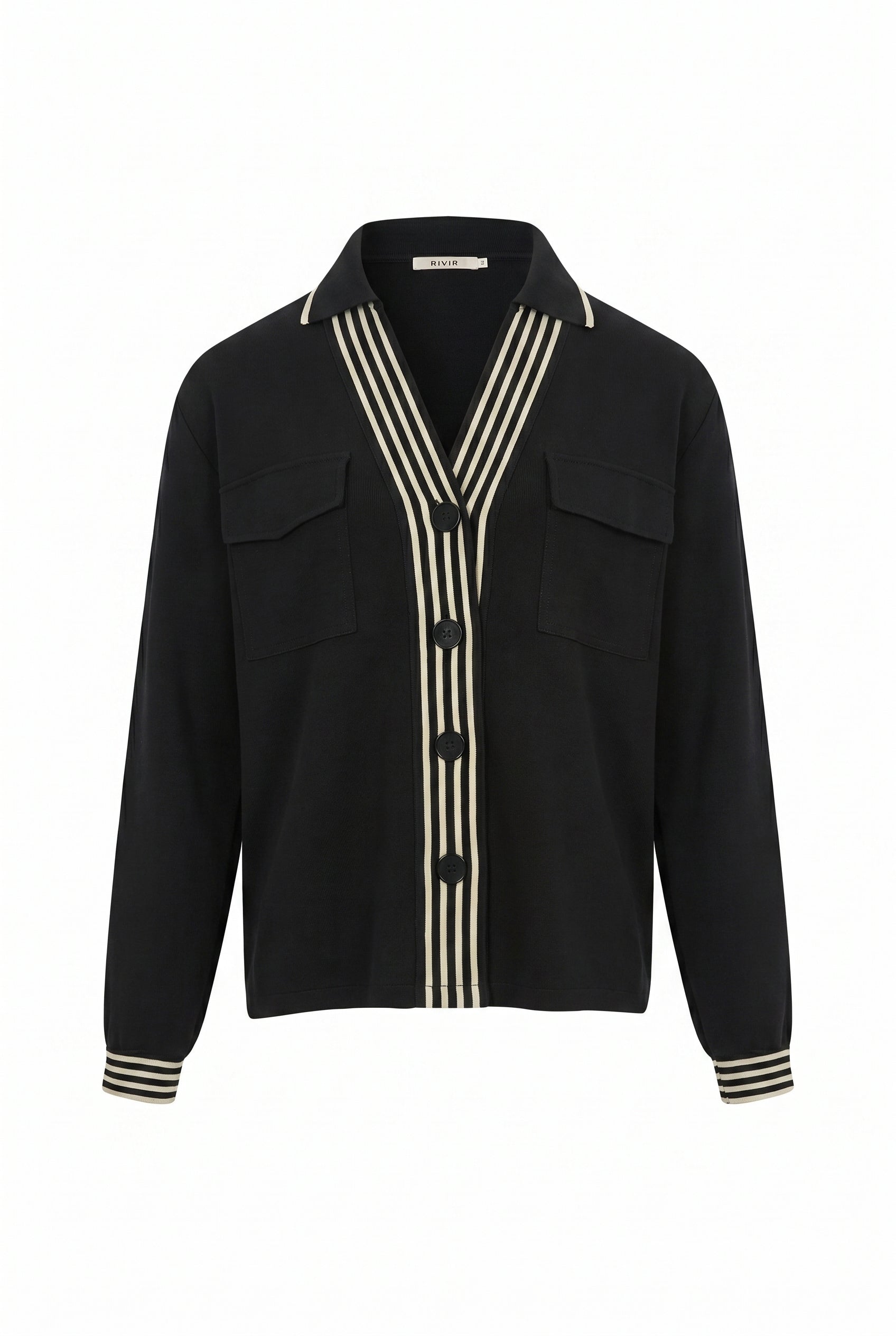 Woven Knit Mix Shacket