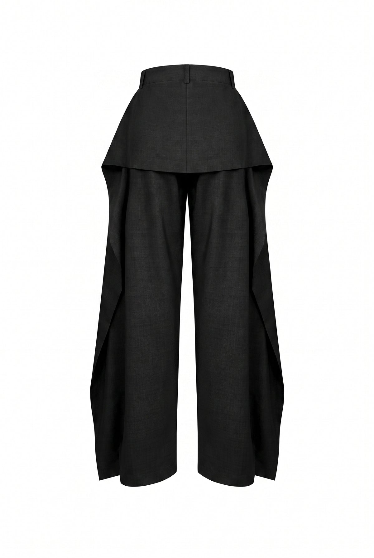Joelle Woven Draped Cape Inspired Pants