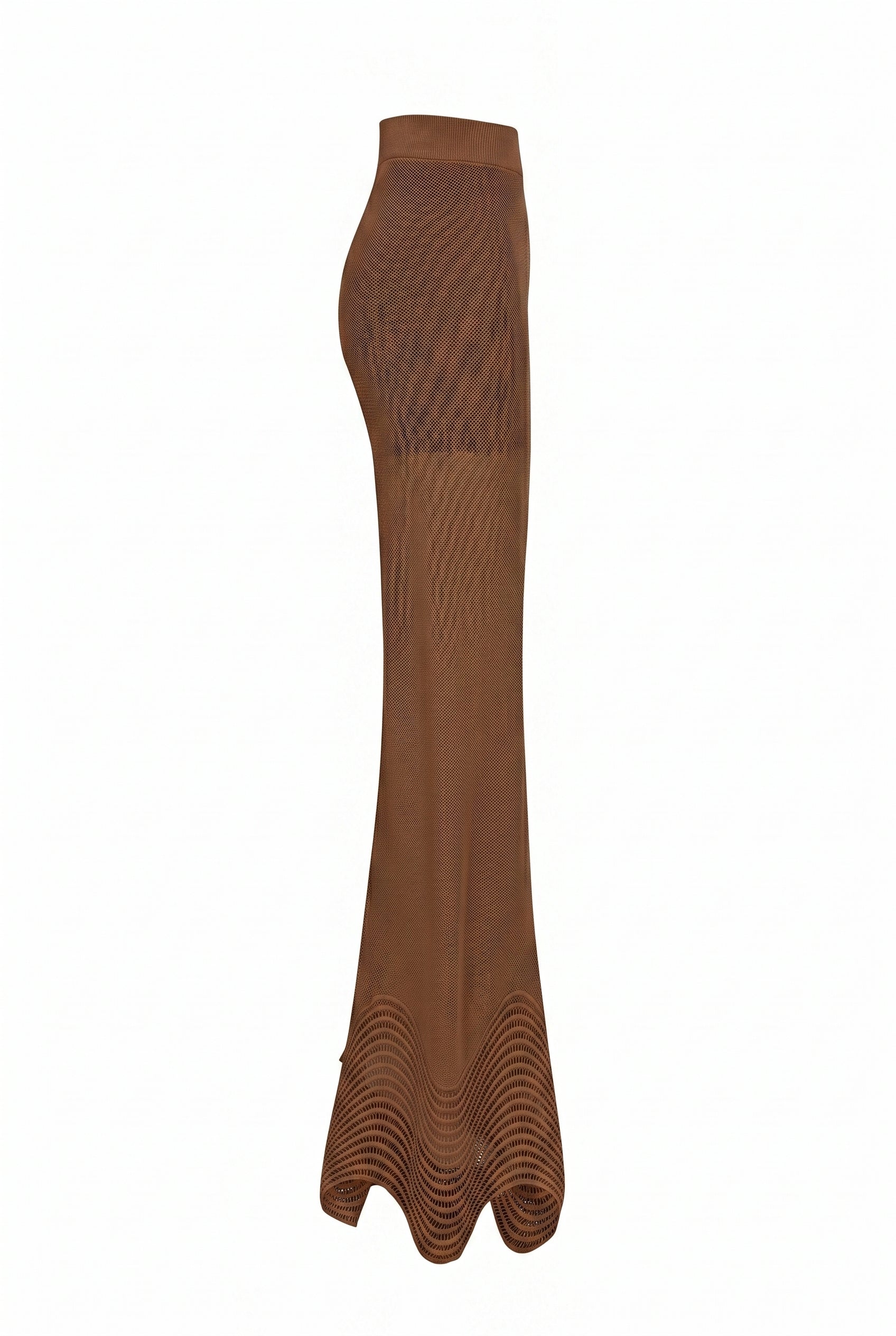 Wave trim Knit Pants