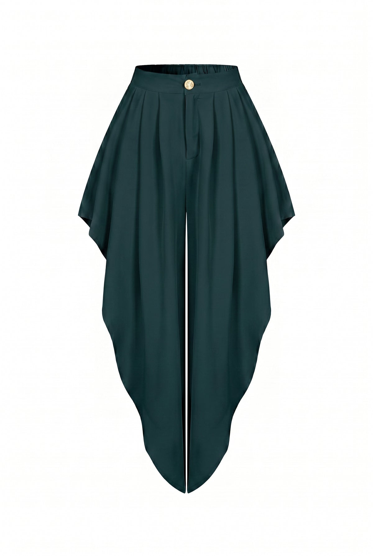 Pleated Super Flared Pants