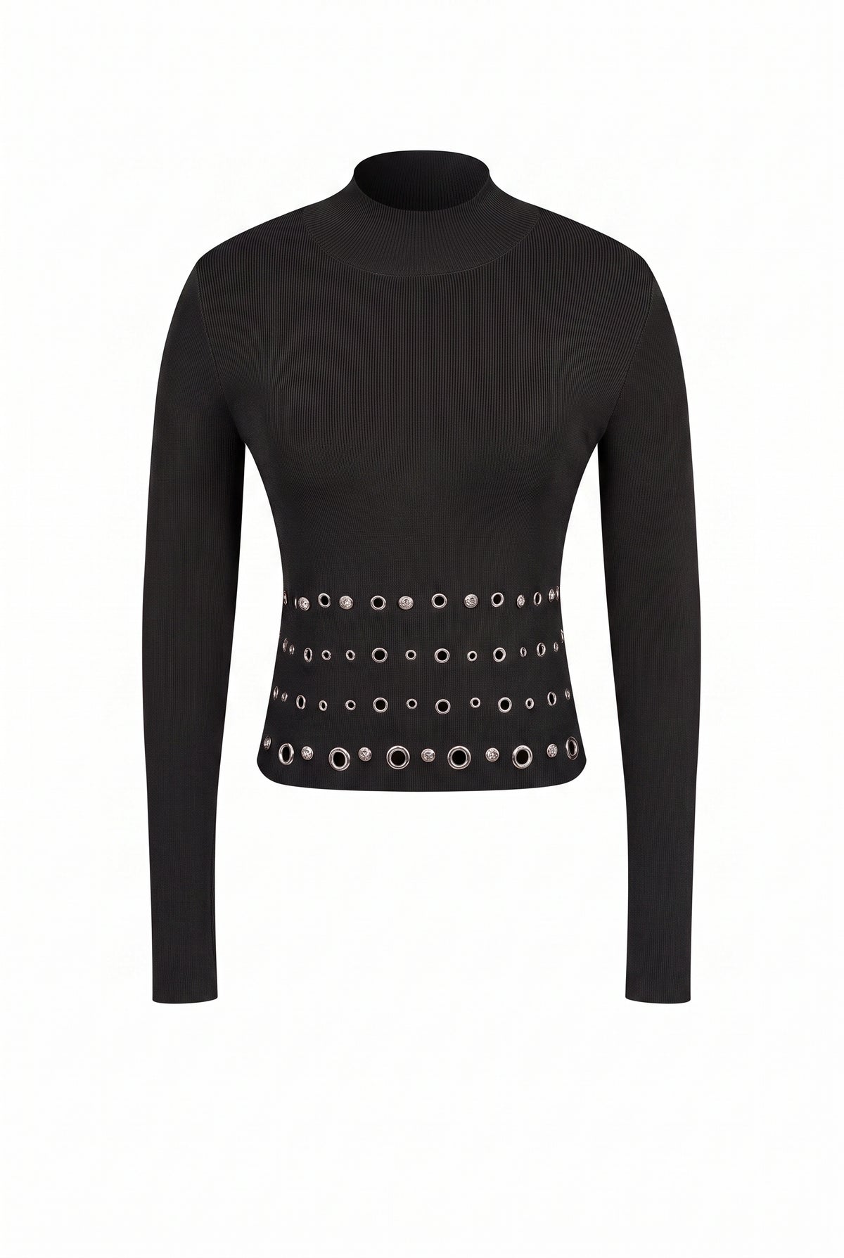 Grommet Studs Detail Top