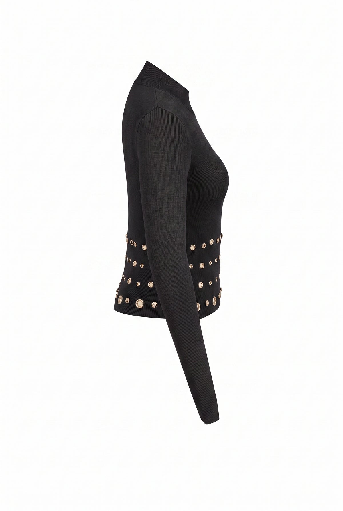 Grommet Studs Detail Top