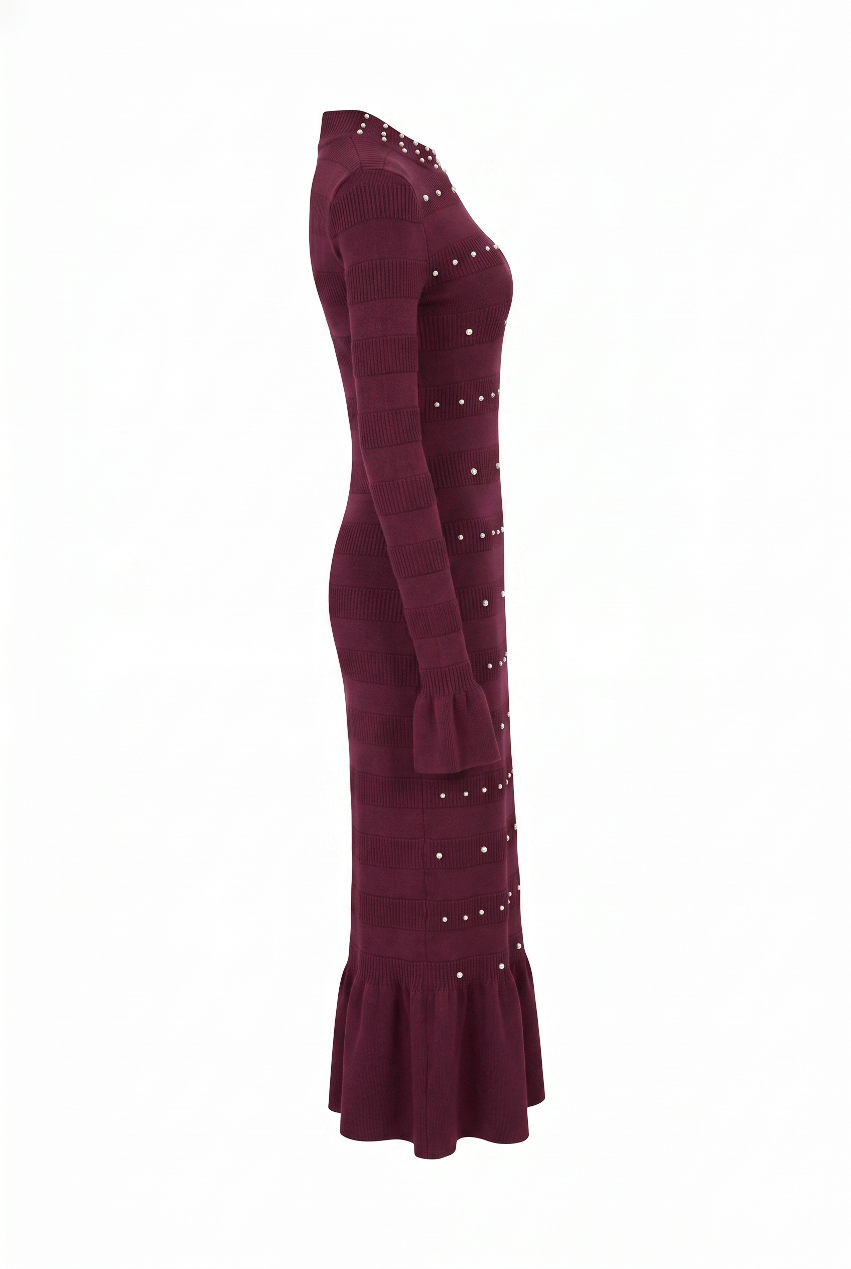 Studded Midi Knit Dress