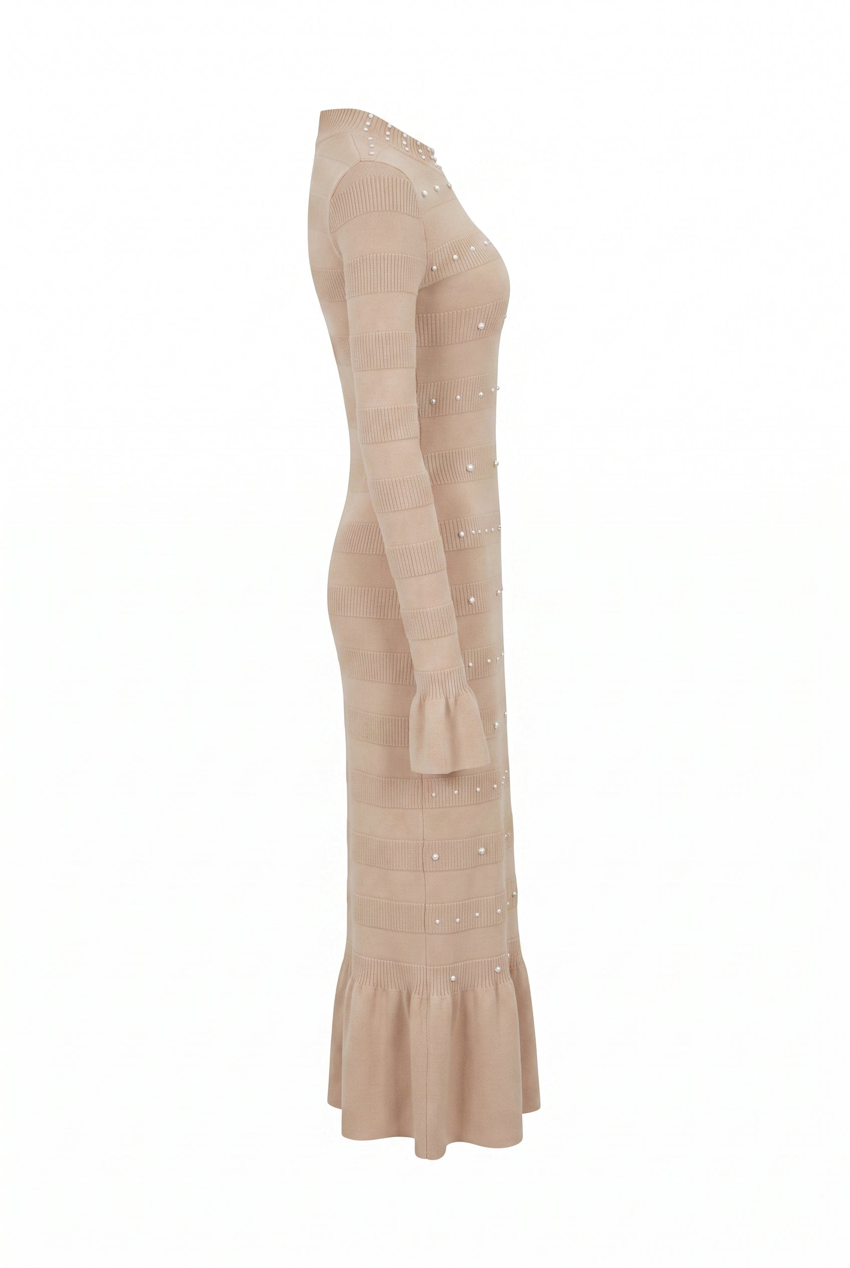 Studded Midi Knit Dress