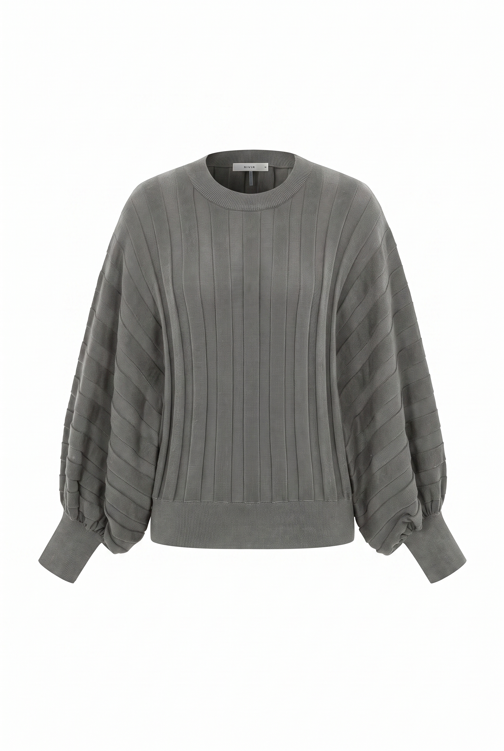 Stripe Texture Dolman Sweater