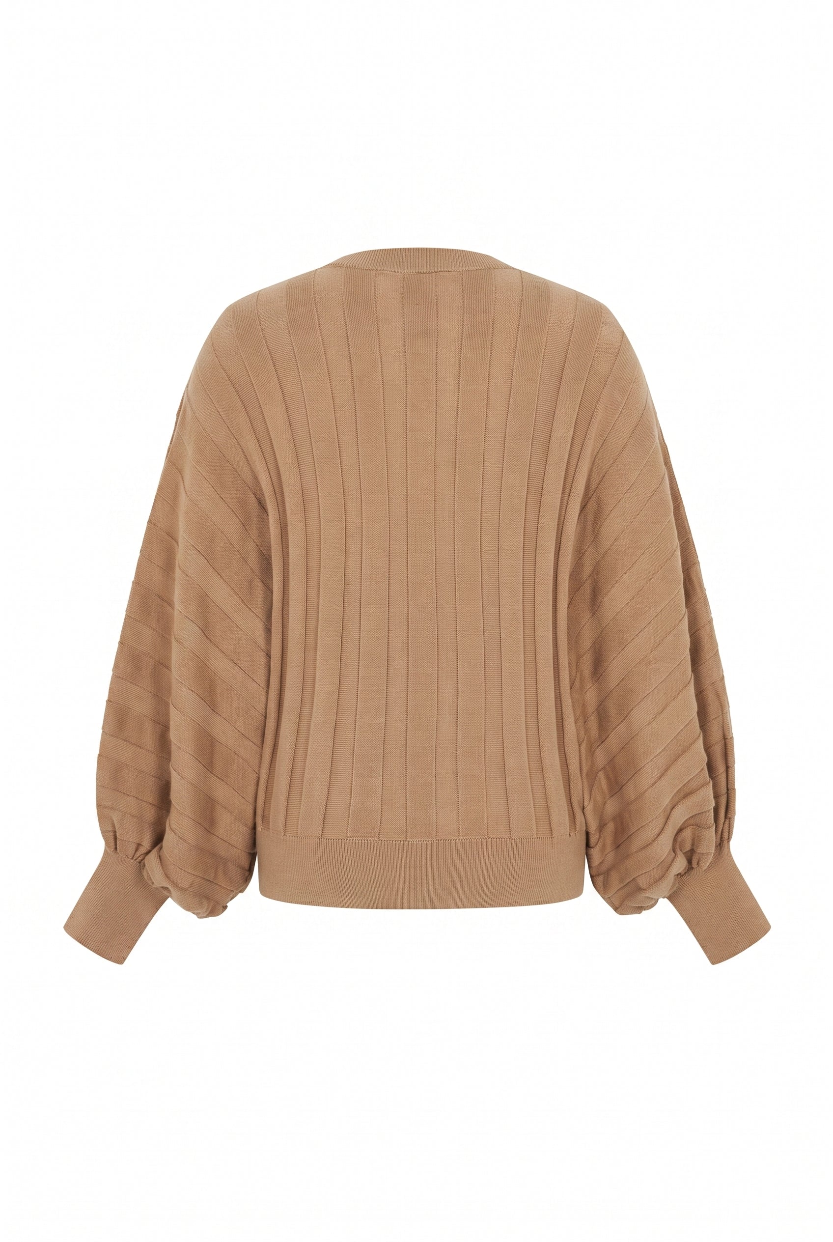 Stripe Texture Dolman Sweater