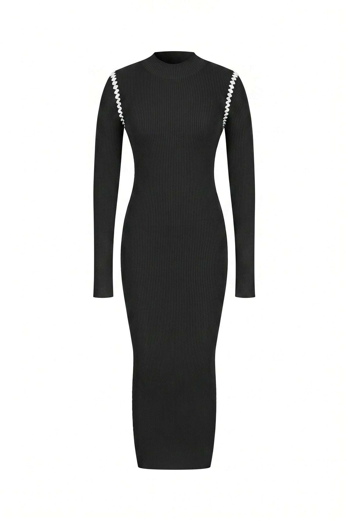 Braided Detail Midi Dress