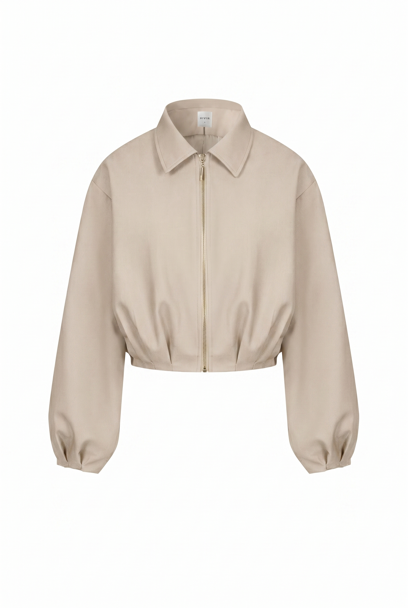 Draped Twill Jacket