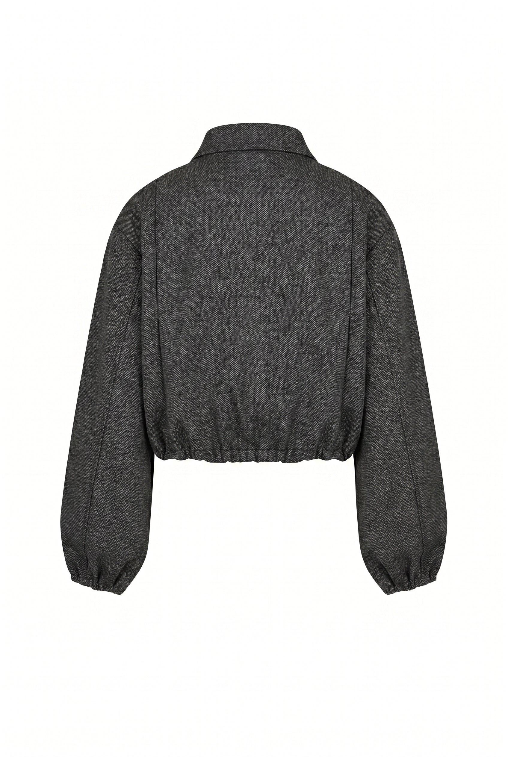 Draped Twill Jacket