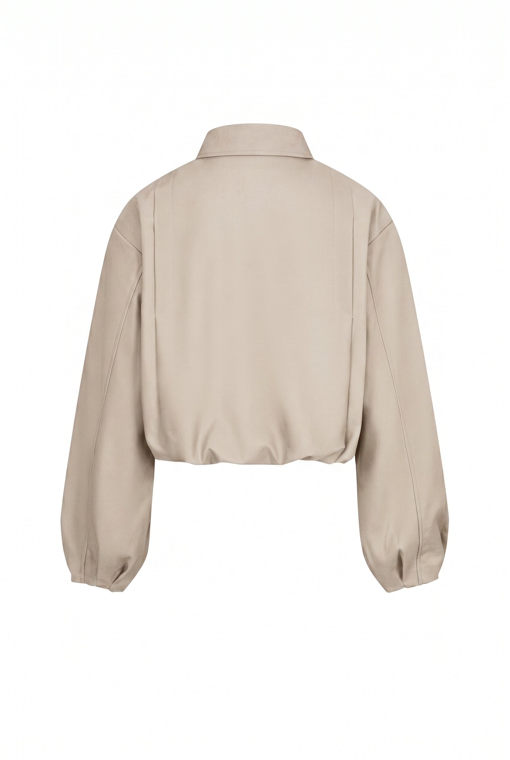 Draped Twill Jacket