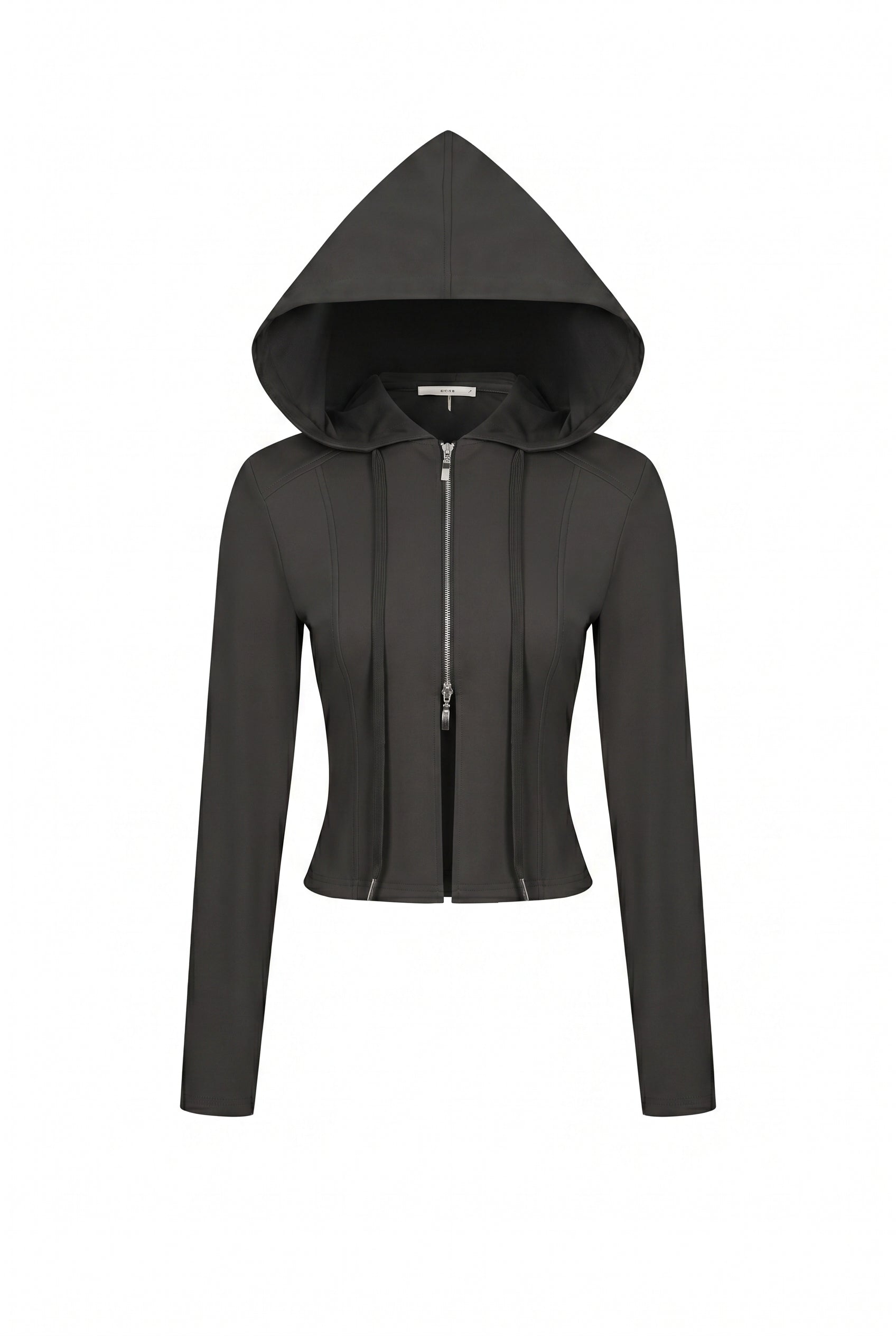 Zip Up Knit Hoodie