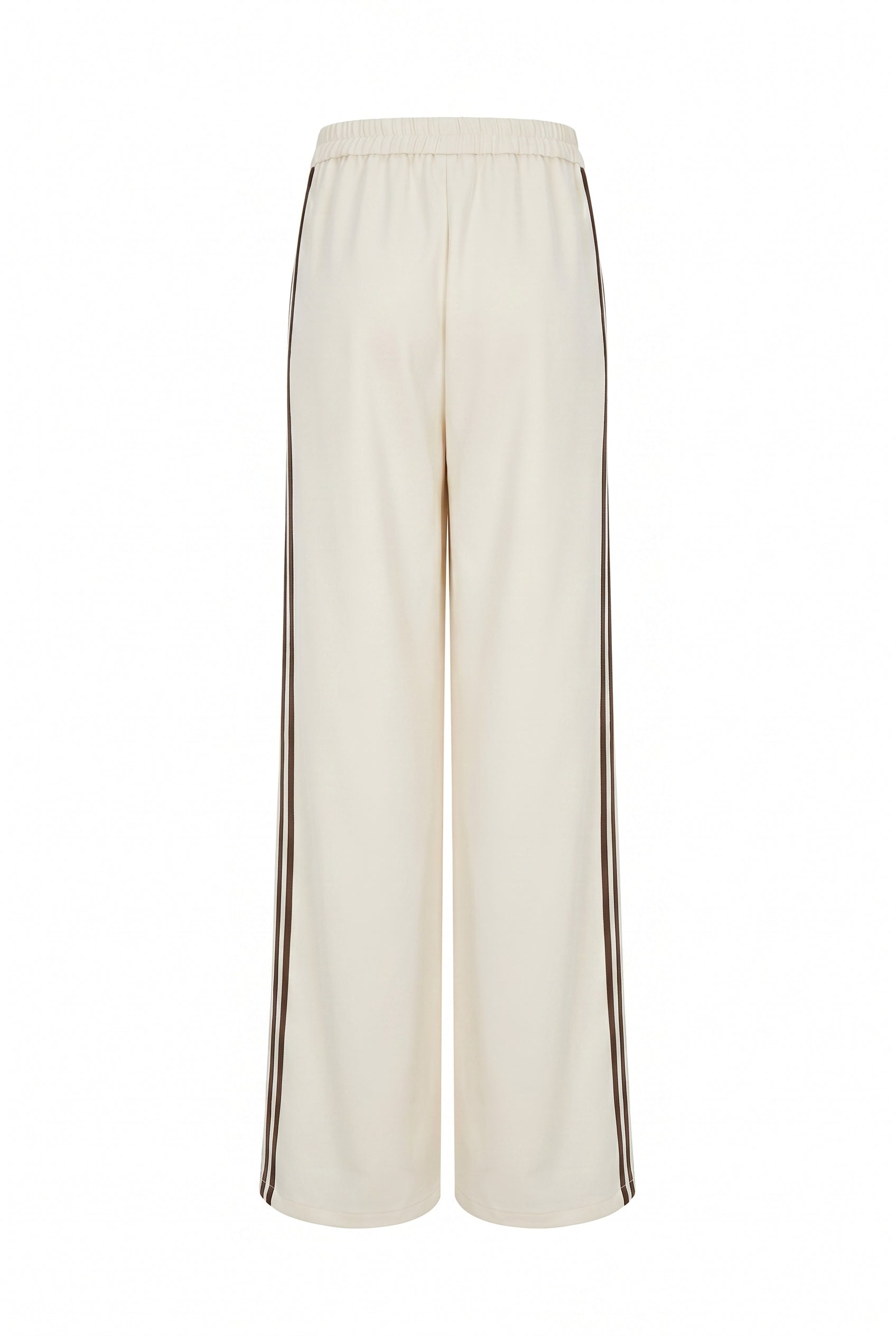 Woven Knit Mix Wide Pants