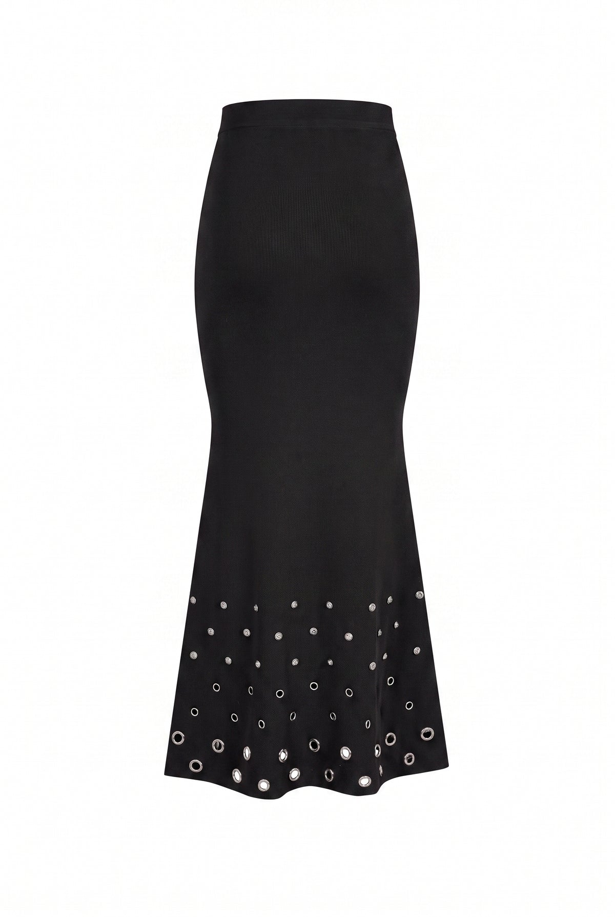 Grommet Studs Detail Skirt