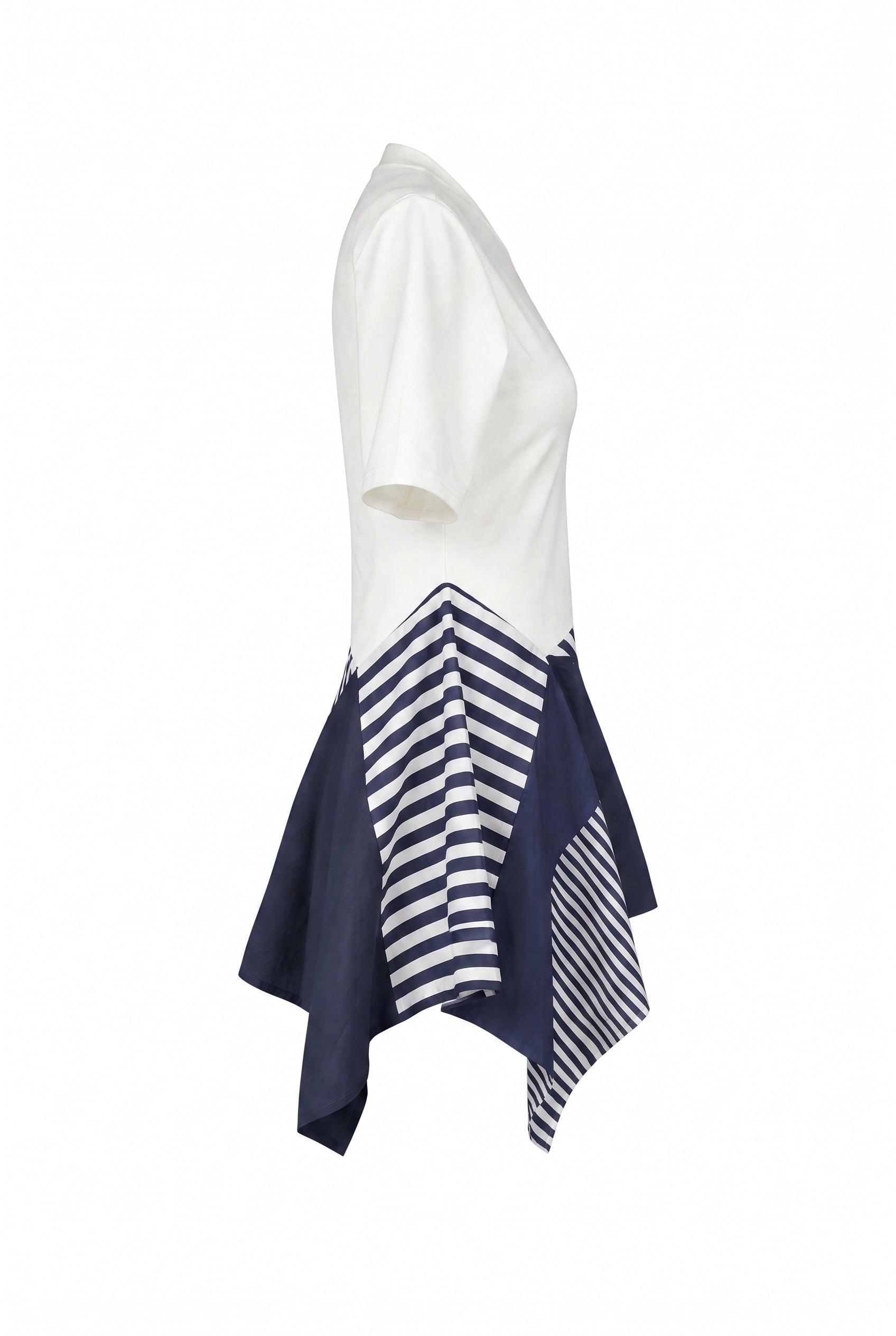 Striped Scarf Style Top