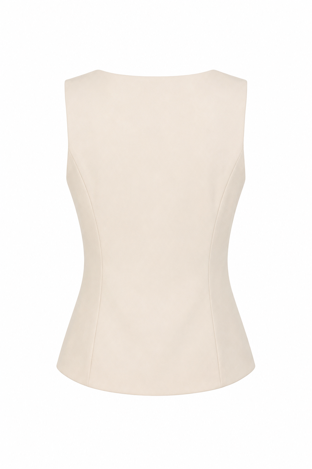 Pu Leather Fitted Vest