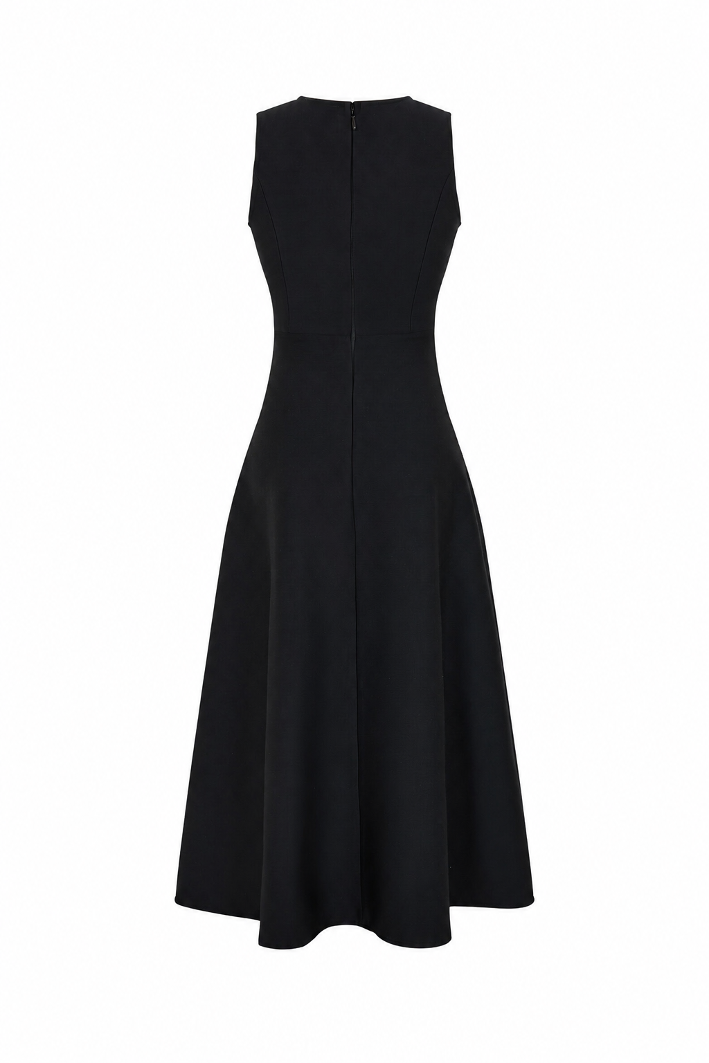 Bandage Sleeveless Midi Dress With Floral Beading